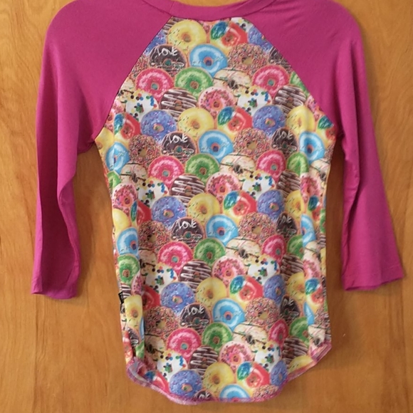 NWOT Juniors 3/4 Sleeve Donut Shirt 🍩 - Picture 3 of 5